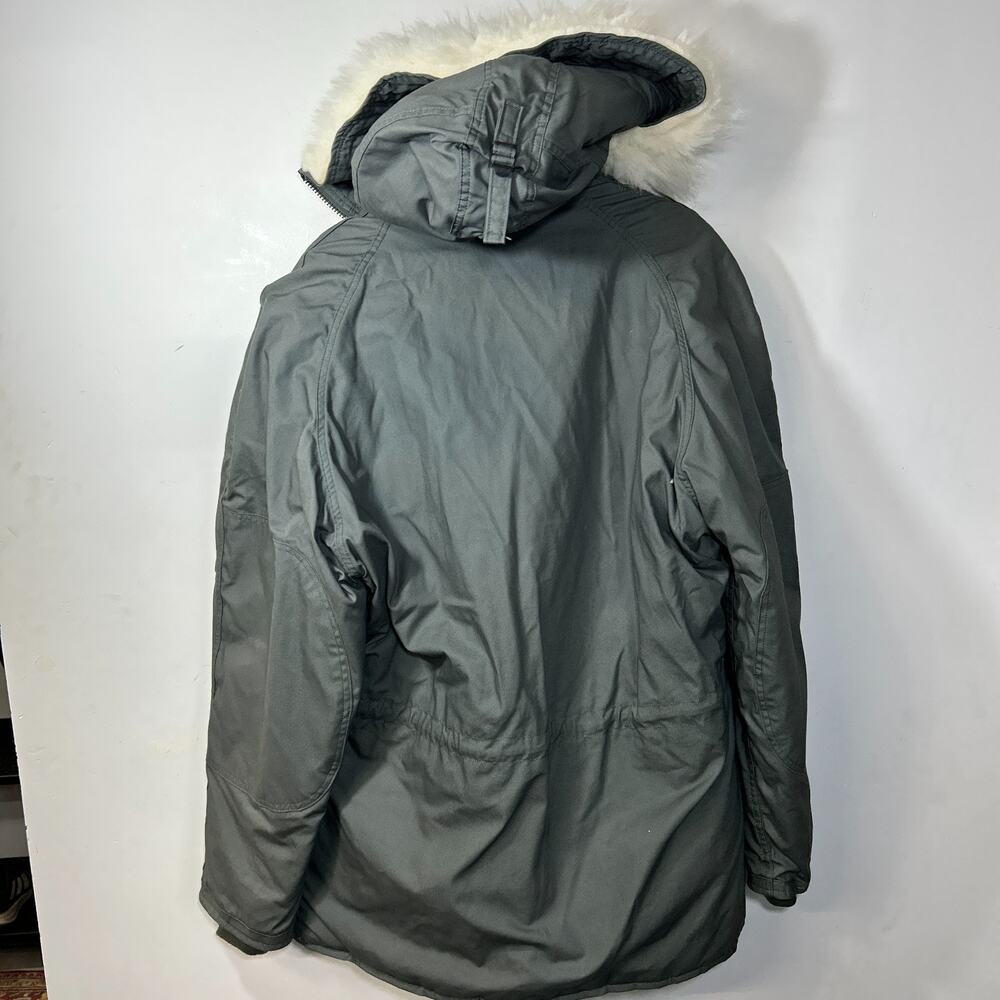US Military N-3B Extreme Cold Weather Parka Jacket Snorkel Menโs Size X-Large - Picture 3 of 9